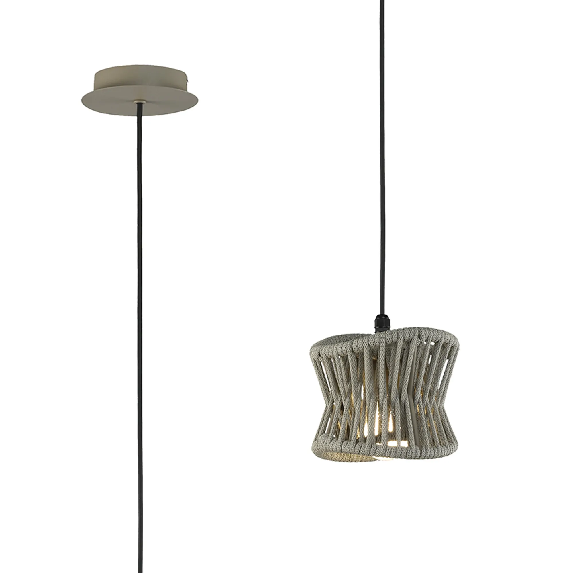 M7132  Polinesia 19cm Pendant 1 Light IP44
